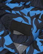 Leaf Print Short Sleeve Shirt