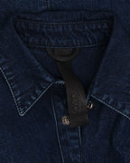 Cross Patch Loose Ends Denim Shirt