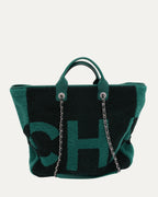 Large Shearling Deauville Shopping Tote