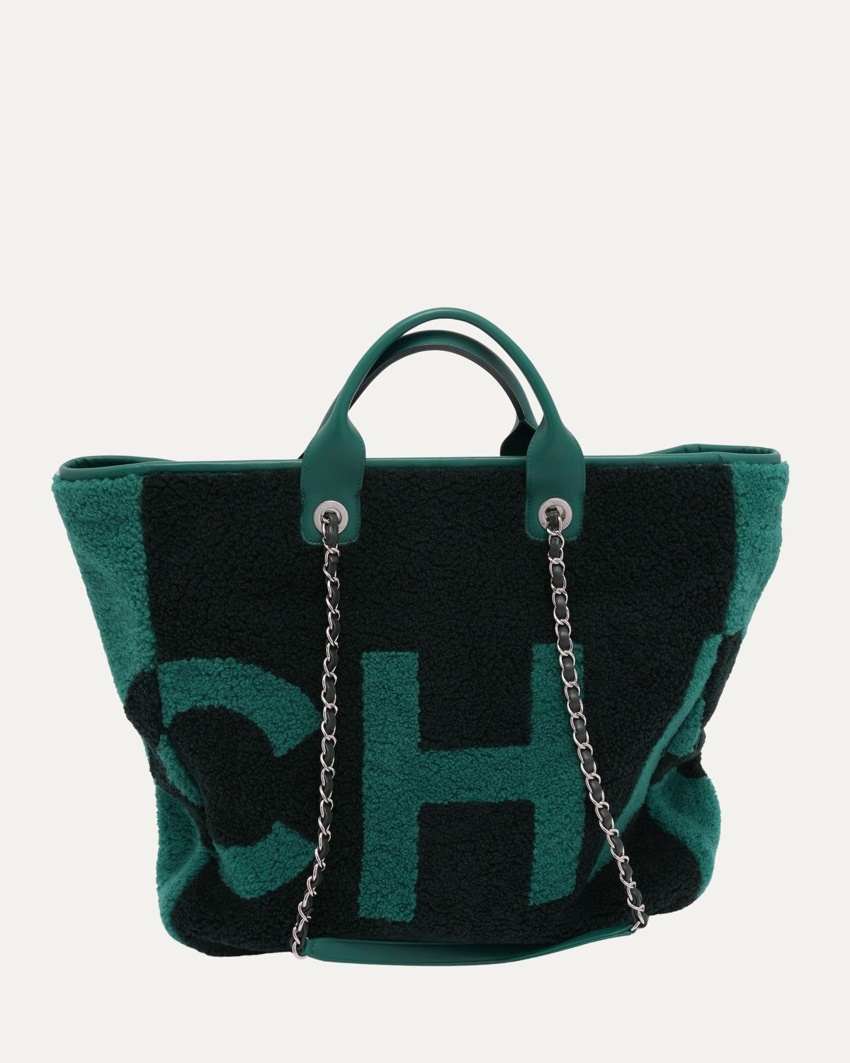Large Shearling Deauville Shopping Tote
