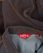 Flocked Denim Trucker Jacket