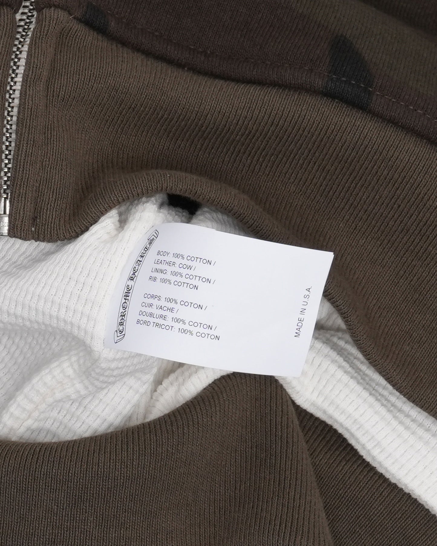 Camouflage Cross Patch Thermal Hoodie