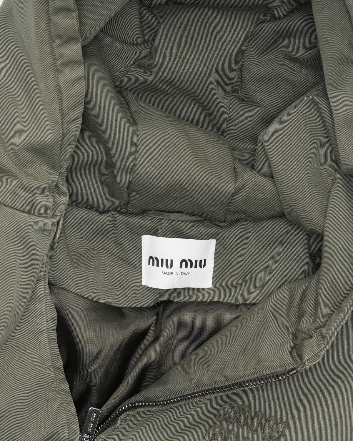 Olive Hooded Jacket