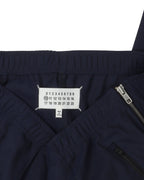Zipper Pleated Trousers