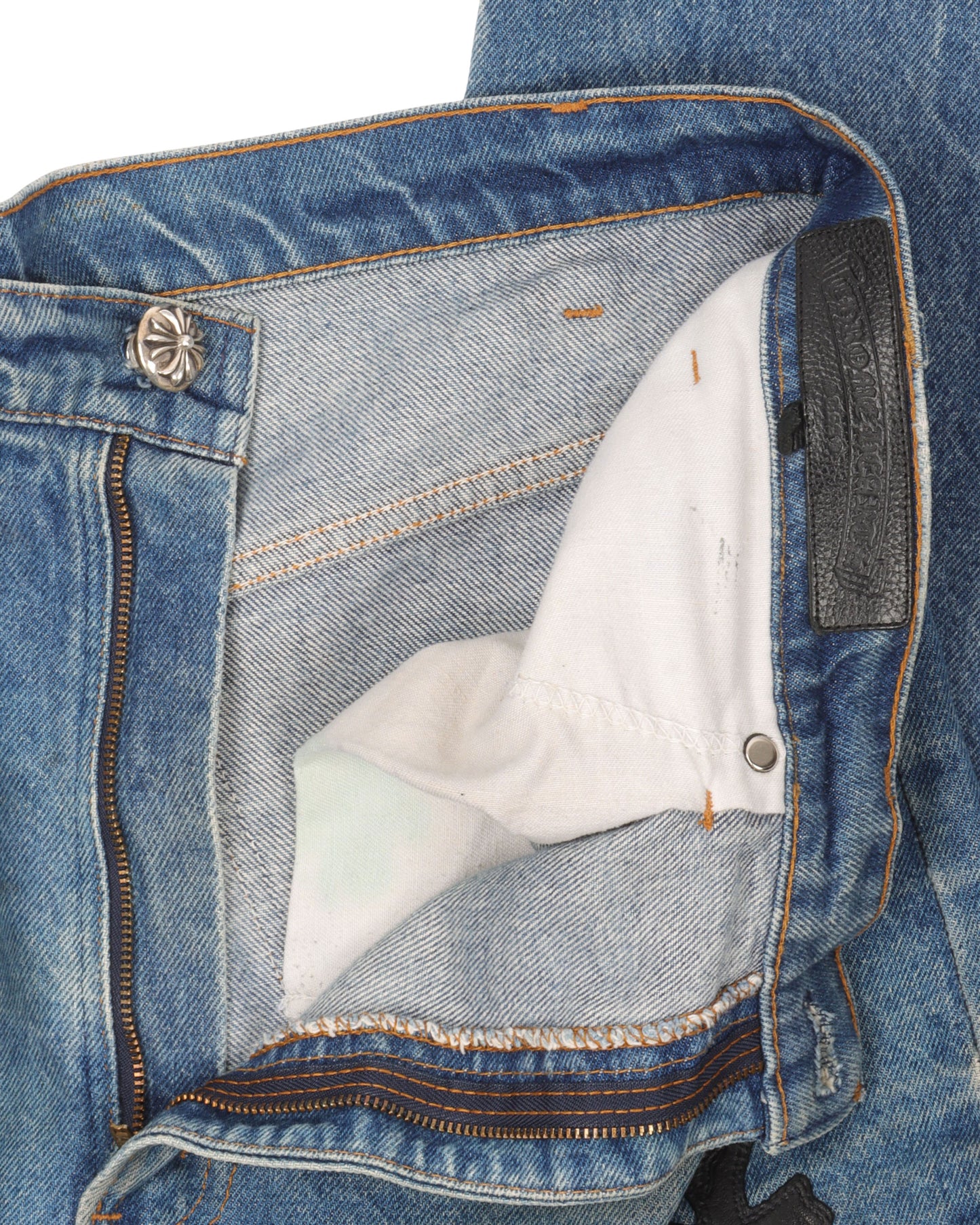 Levi Leather Cross Jeans