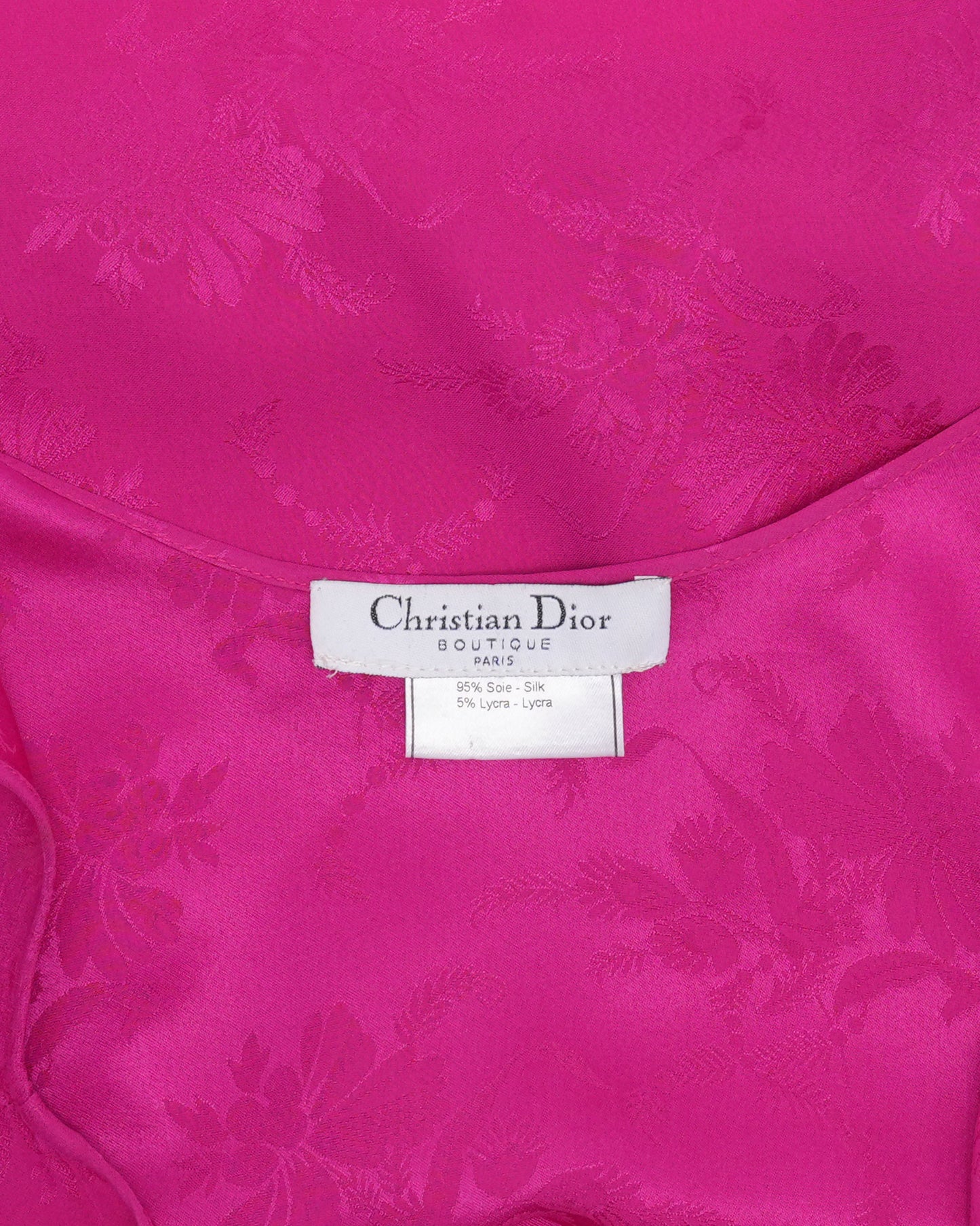 FW 1998 Pink Silk Top