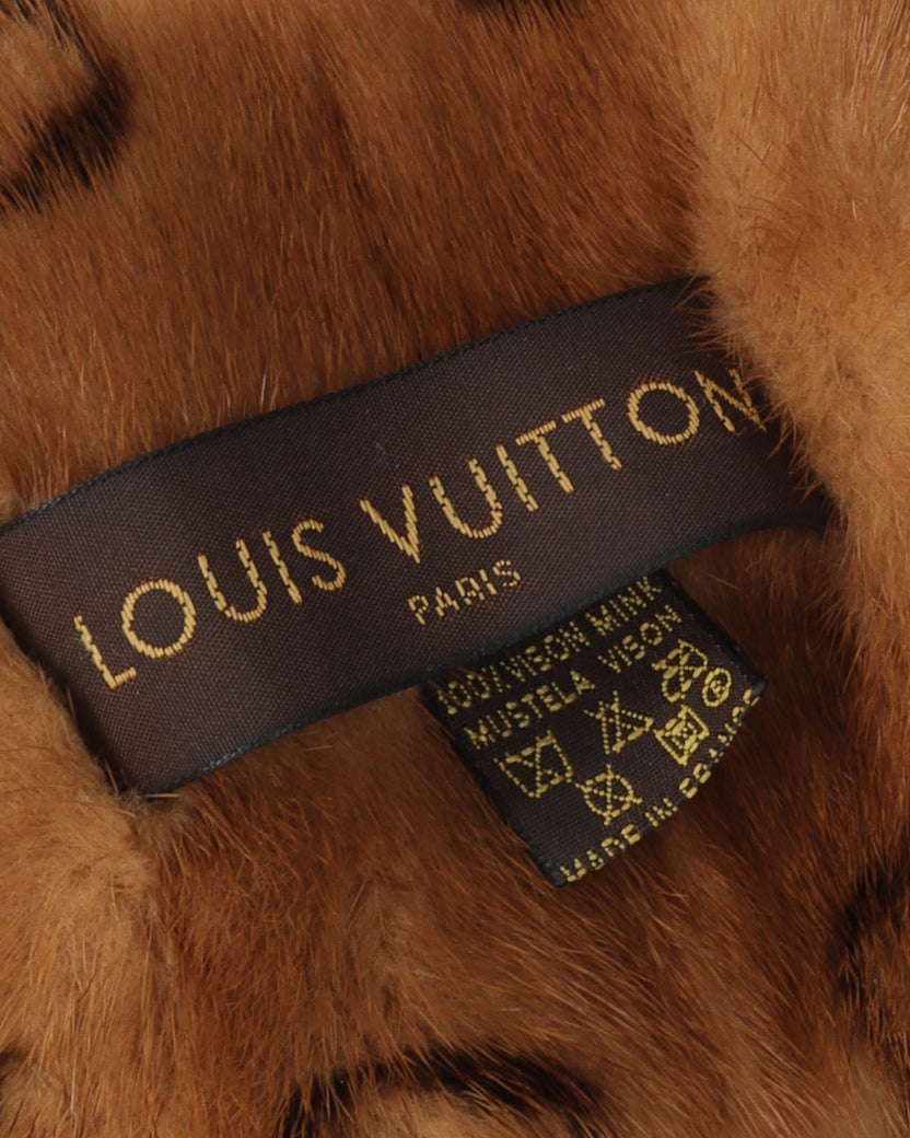 Monogram Vison Mink Scarf