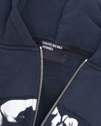Patch Work Zip Up Hoodie