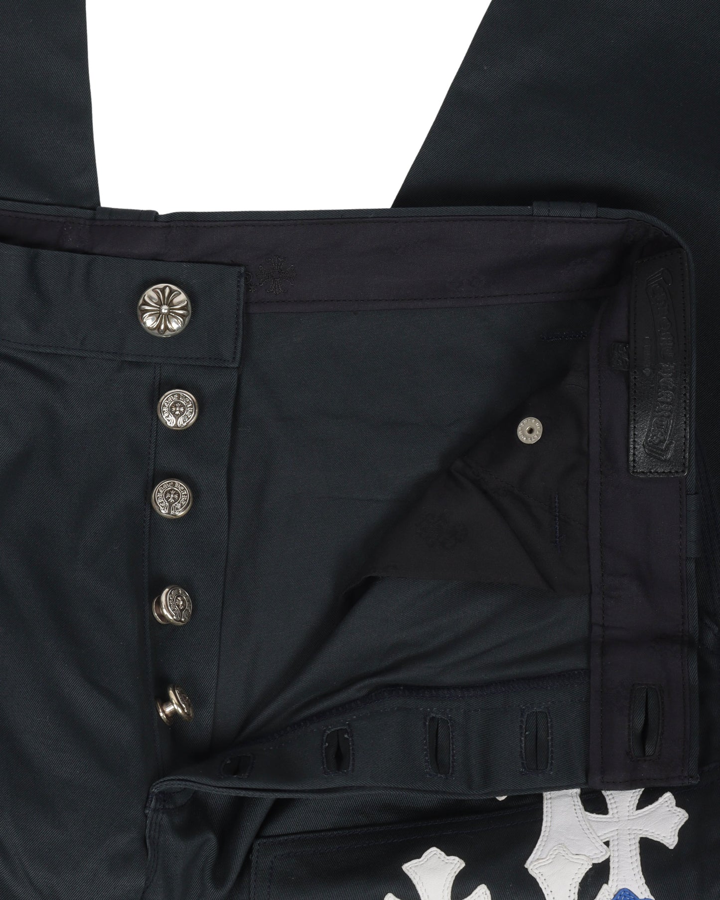 Multicolor Cross Patch Carpenter Pants
