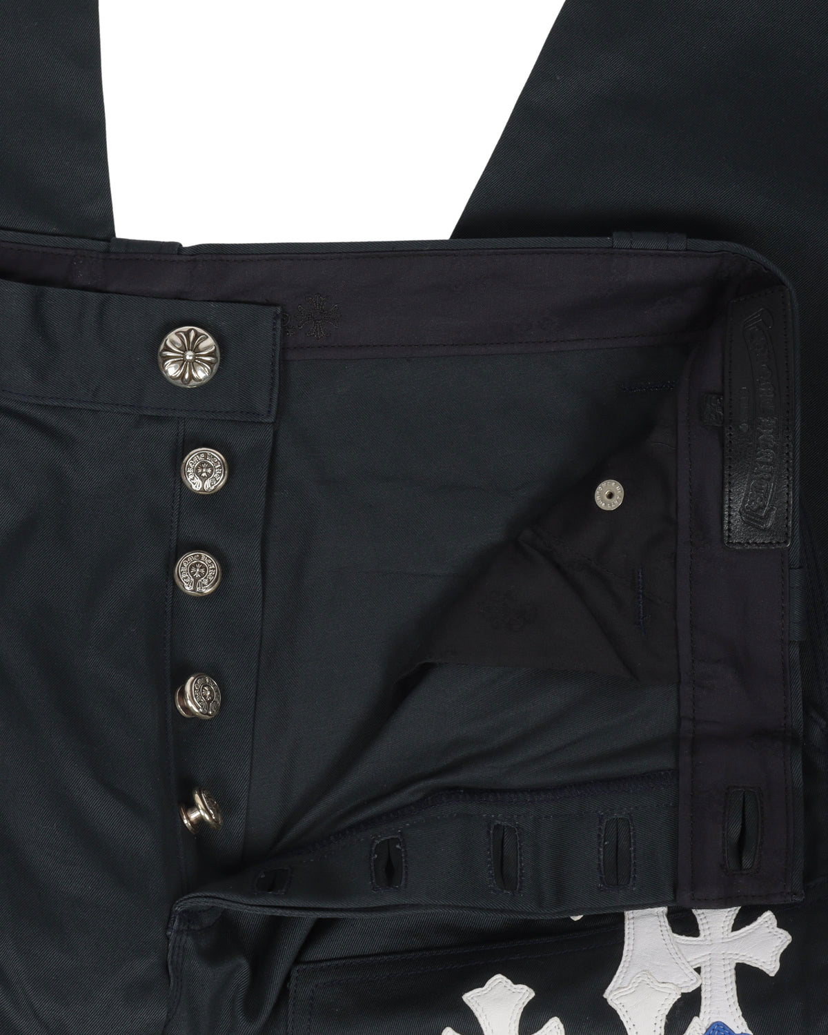 Multicolor Cross Patch Carpenter Pants