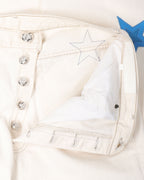 Levi's Suede and Leather Star Patch Jeans