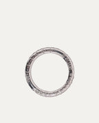 White Gold Diamond True Fucking Love Band Ring