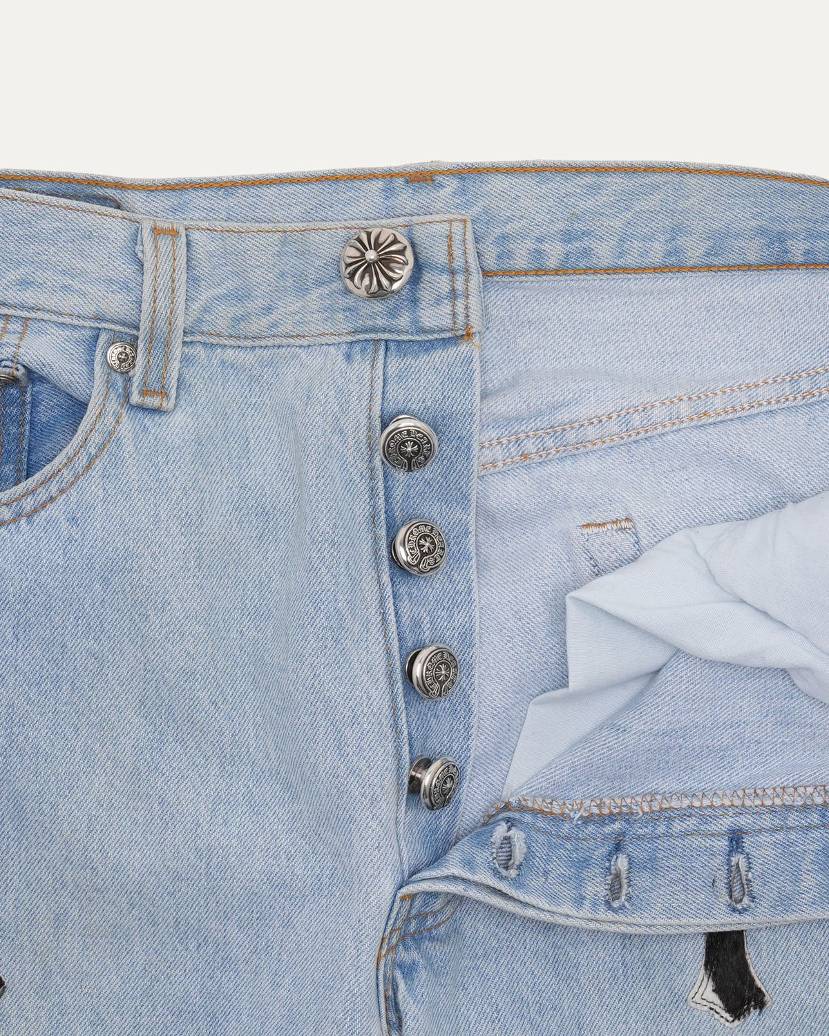 Levi's 501 Cross Patch Jeans