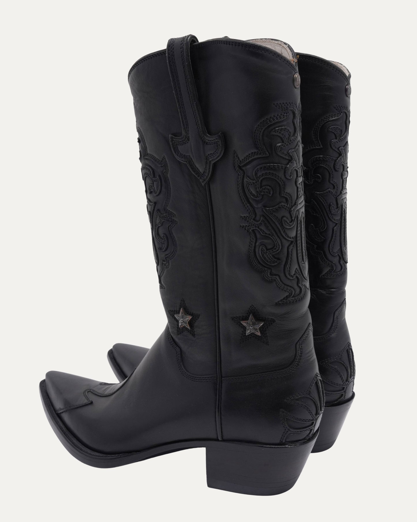 Star Embellished Western Cowboy Boots