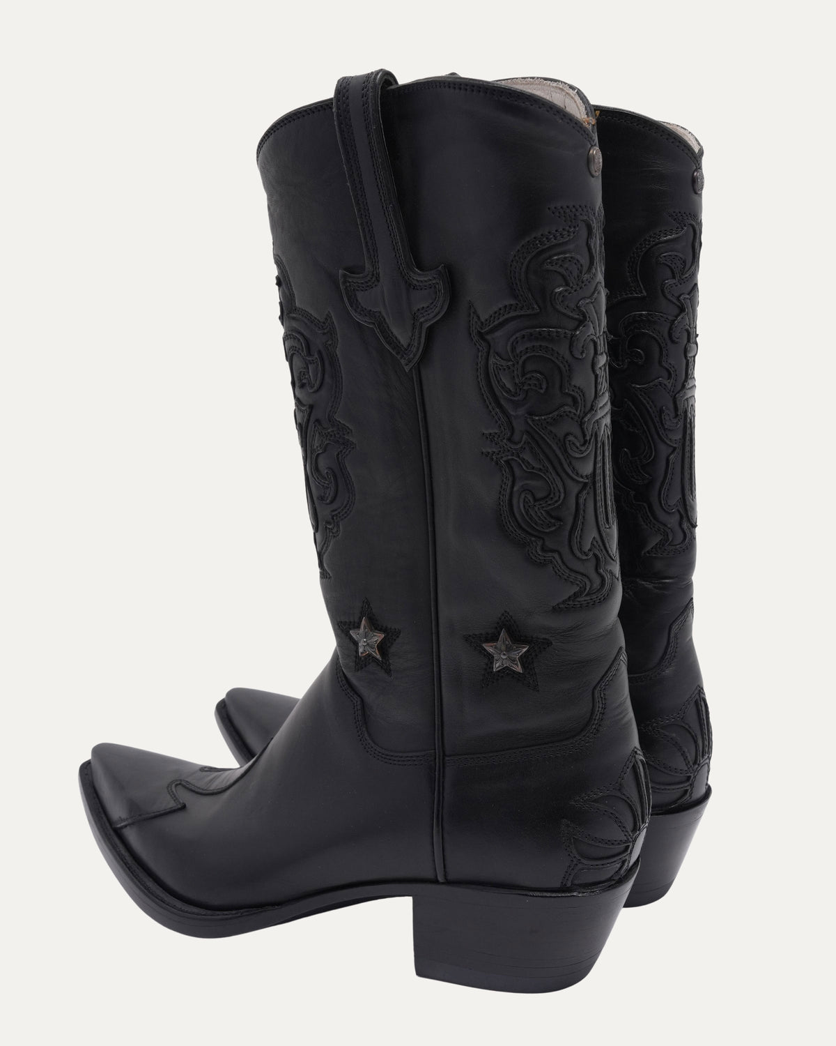 Star Embellished Western Cowboy Boots