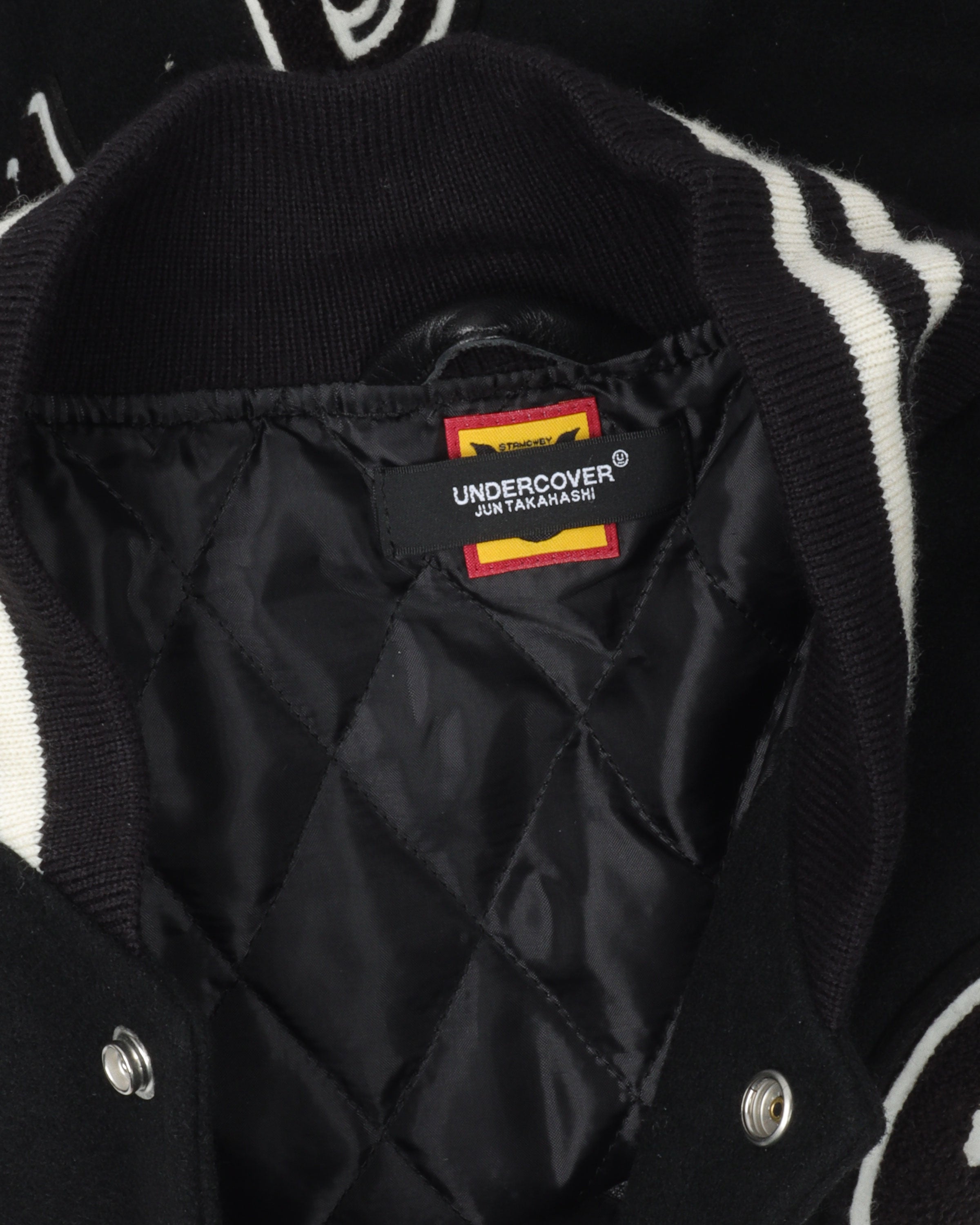 Human Made X Undercover Last Orgy 2 Varsity Jacket (BLACK) - Size L NEW