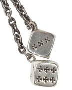 Silver Dice Keychain Clip