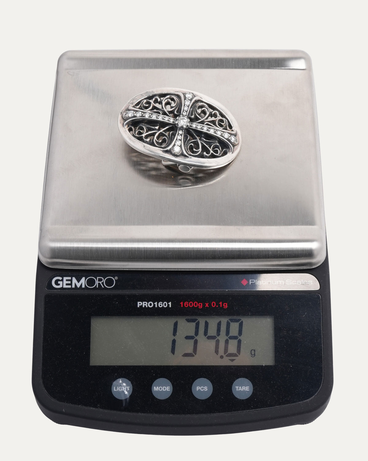 Diamond Oval Cross Belt Buckle