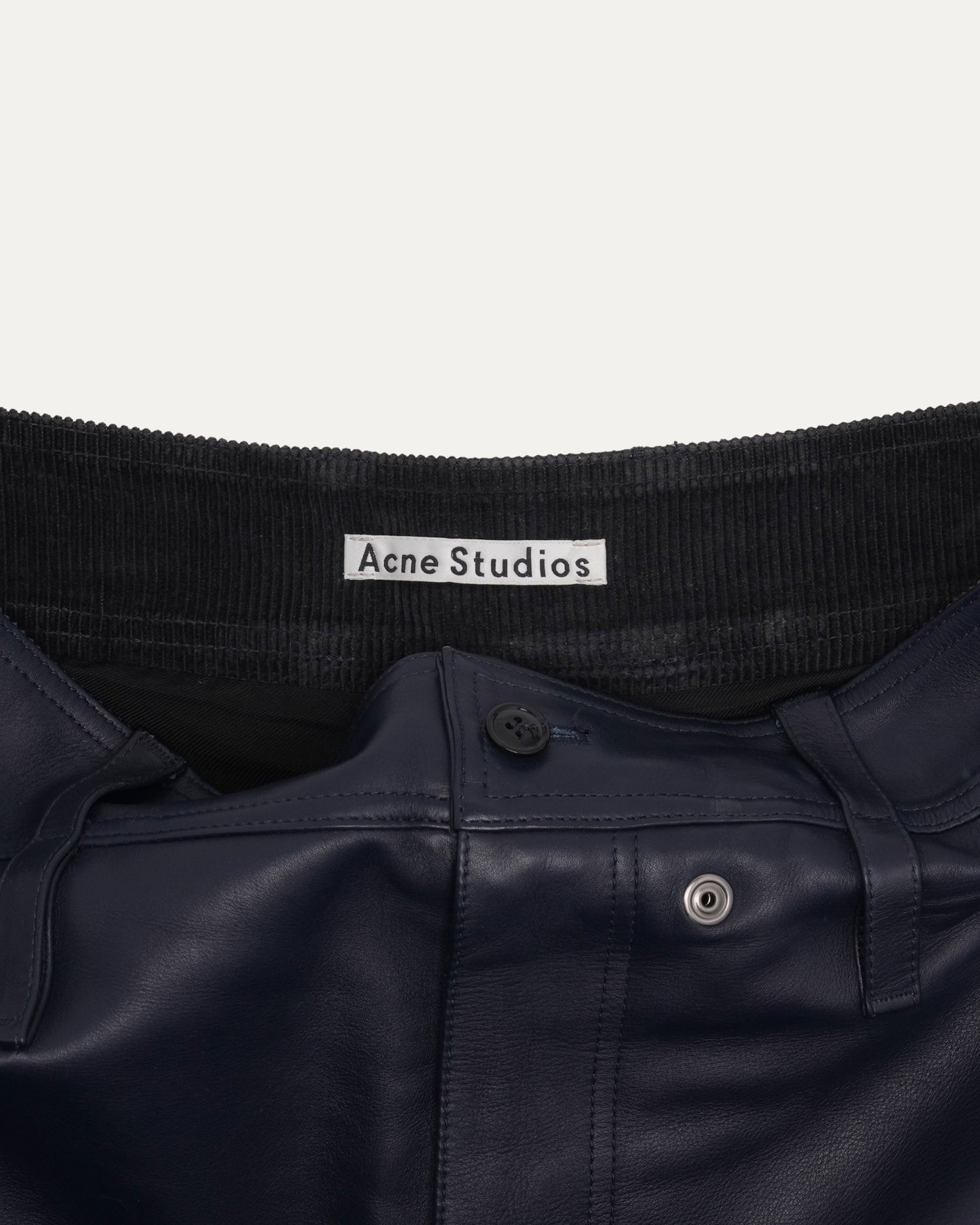 Leather Cargo Pants