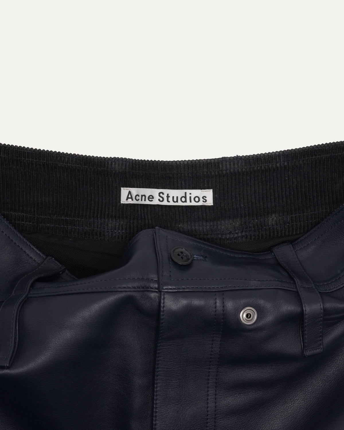 Leather Cargo Pants