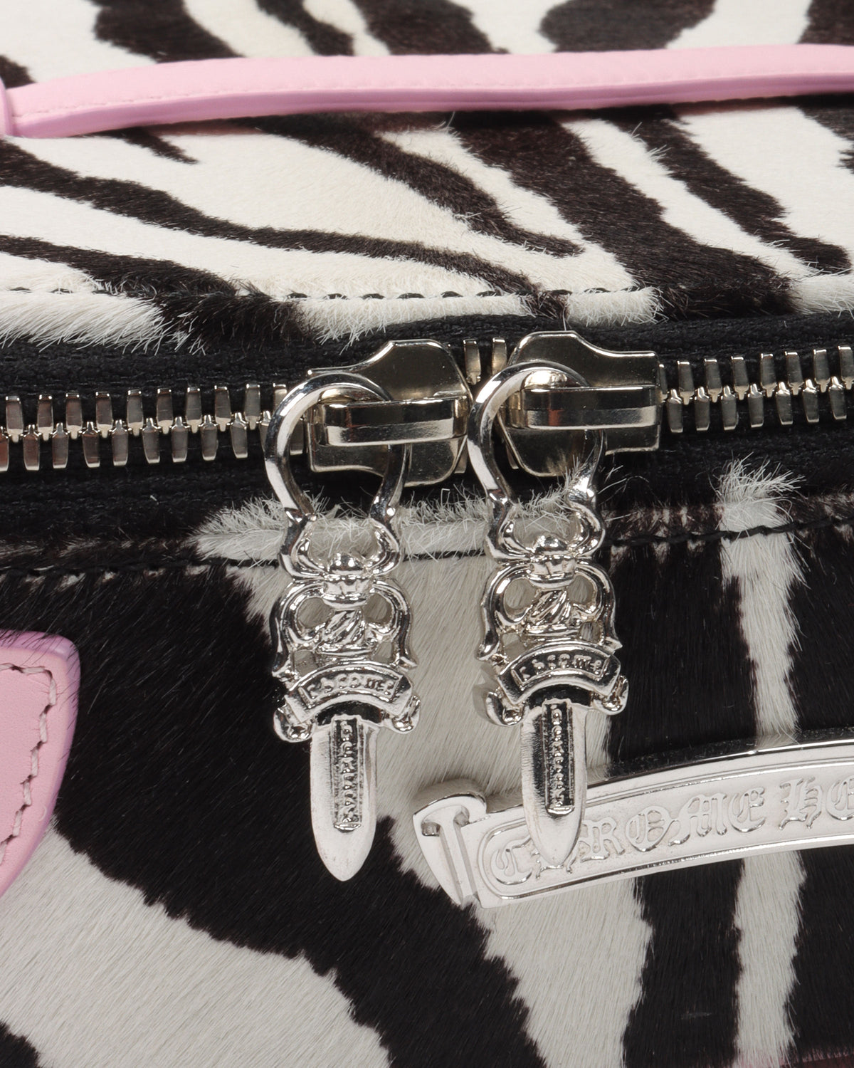Leather & Pony Hair Jewelry Case