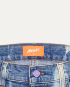 Bleached and Distressed Jeans
