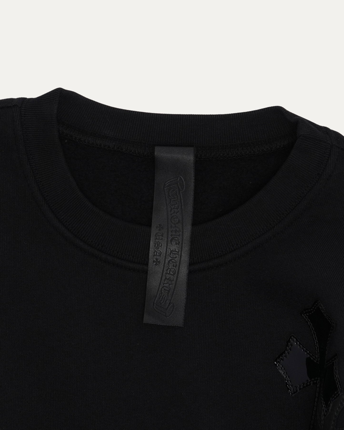 Paper Jam Cross Patch Crewneck Sweatshirt