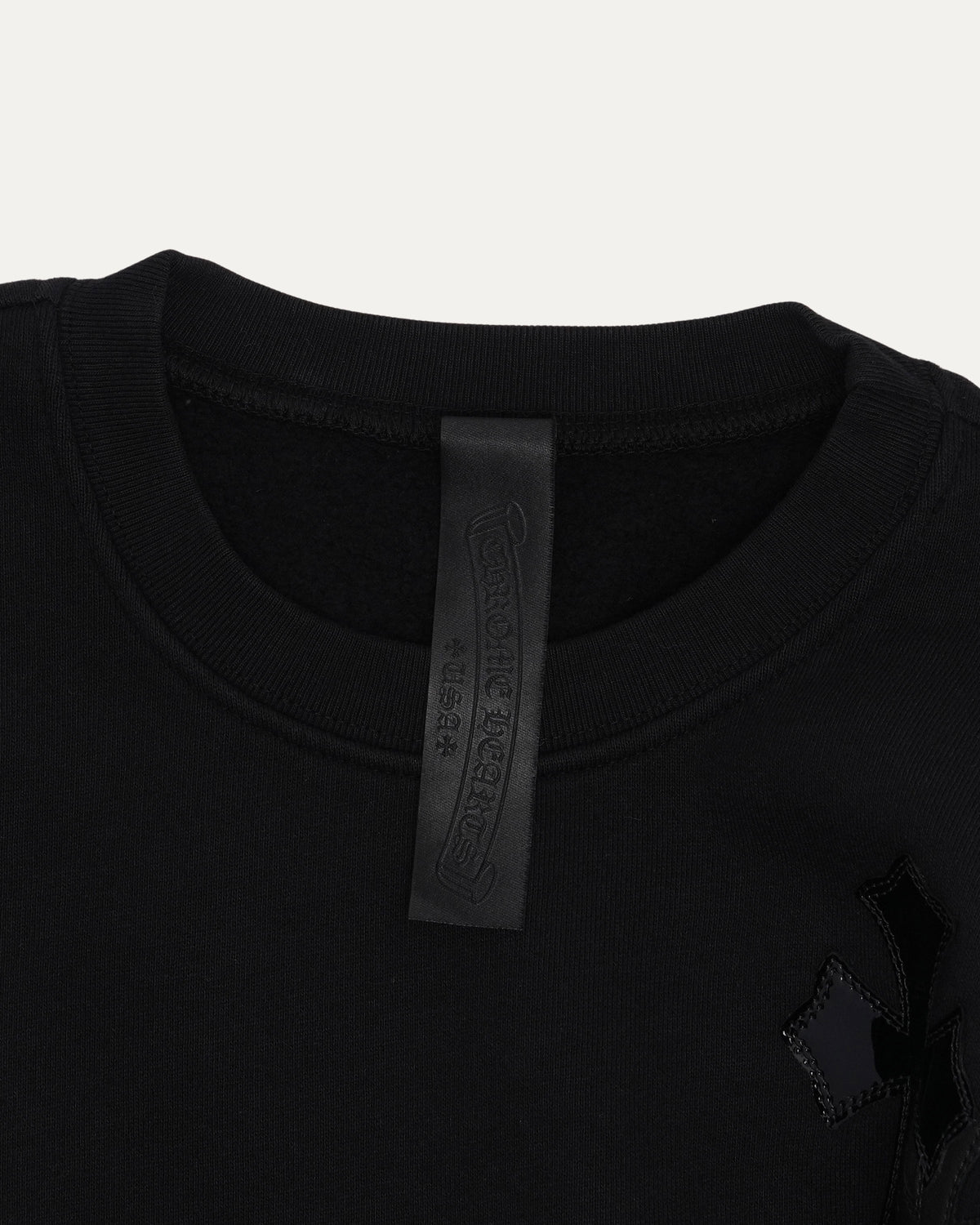 Paper Jam Cross Patch Crewneck Sweatshirt