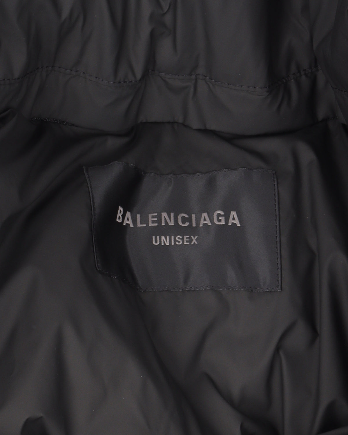 Oversized Logo Printed Padded Vest