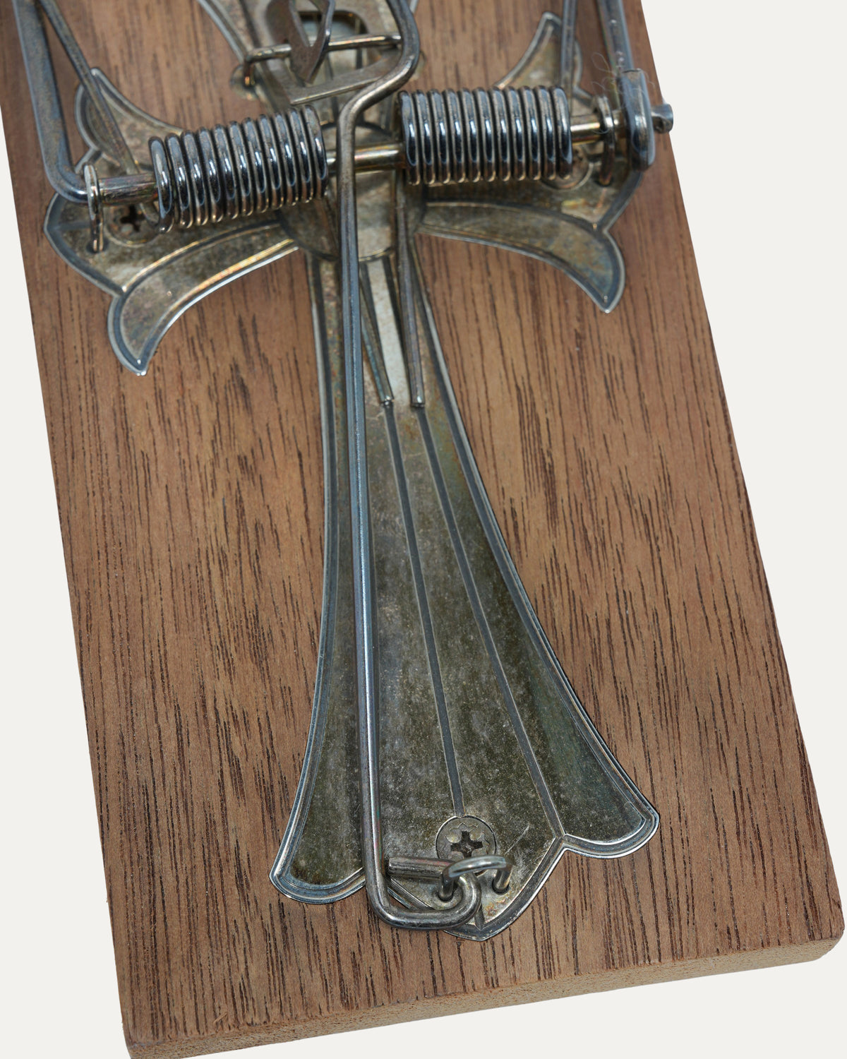 Wood & Silver Mouse Trap