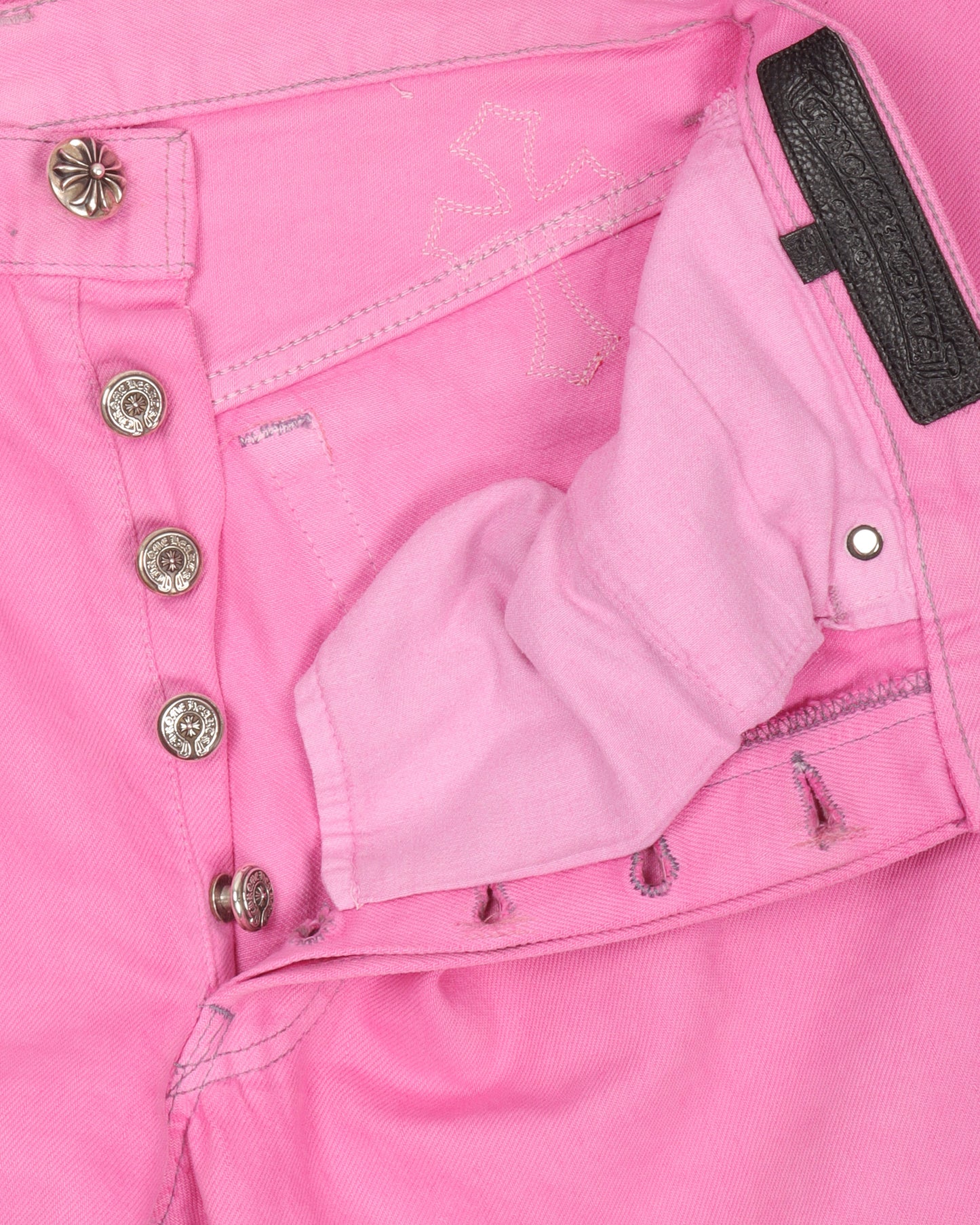 Sex Records Cross Patch Jeans