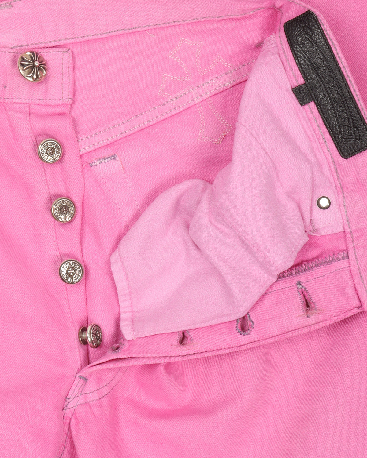 Sex Records Cross Patch Jeans