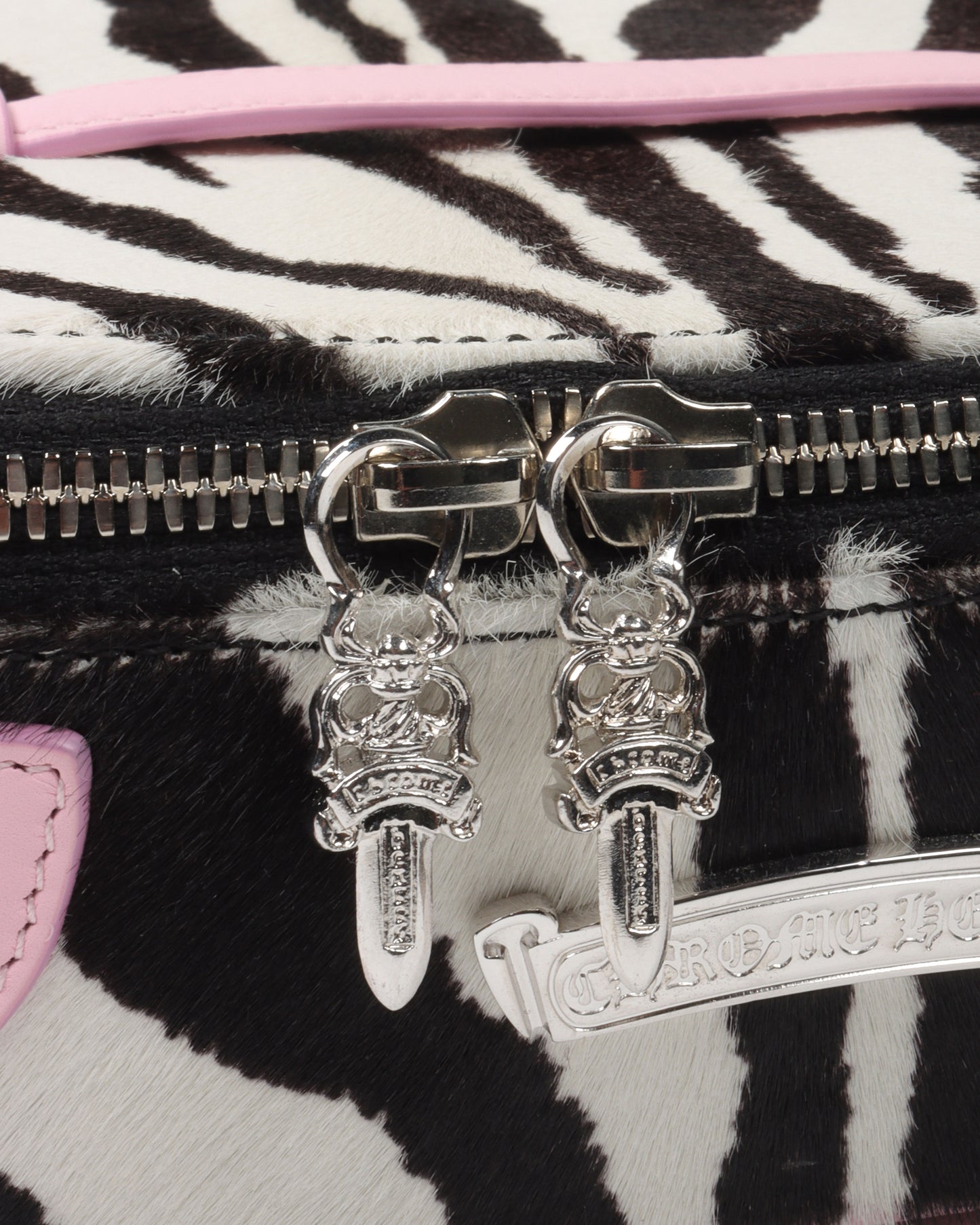 Leather & Pony Hair Jewelry Case