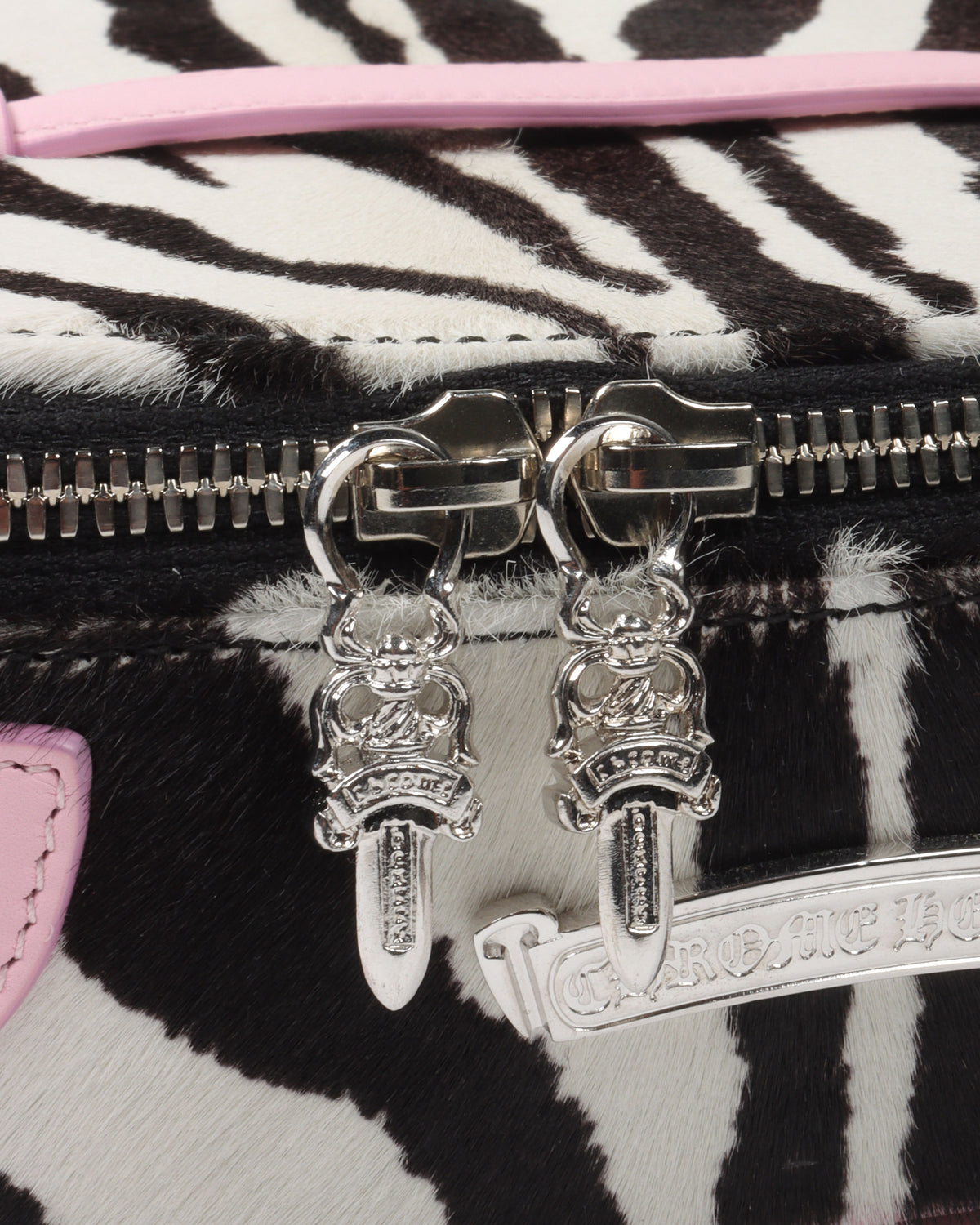 Leather & Pony Hair Jewelry Case