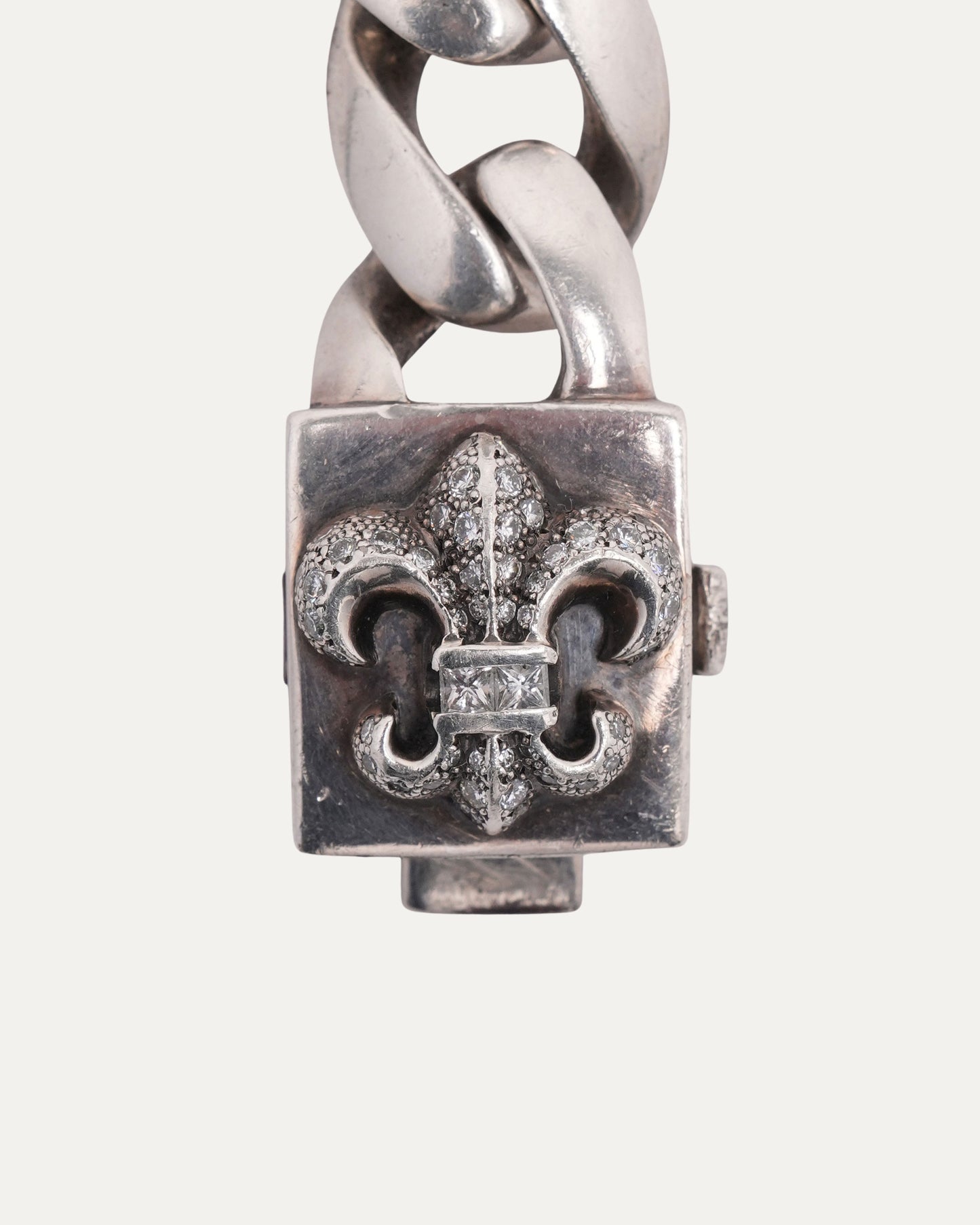 Diamond Fleur De Lis Rolex Oyster Perpetual 34mm Watch