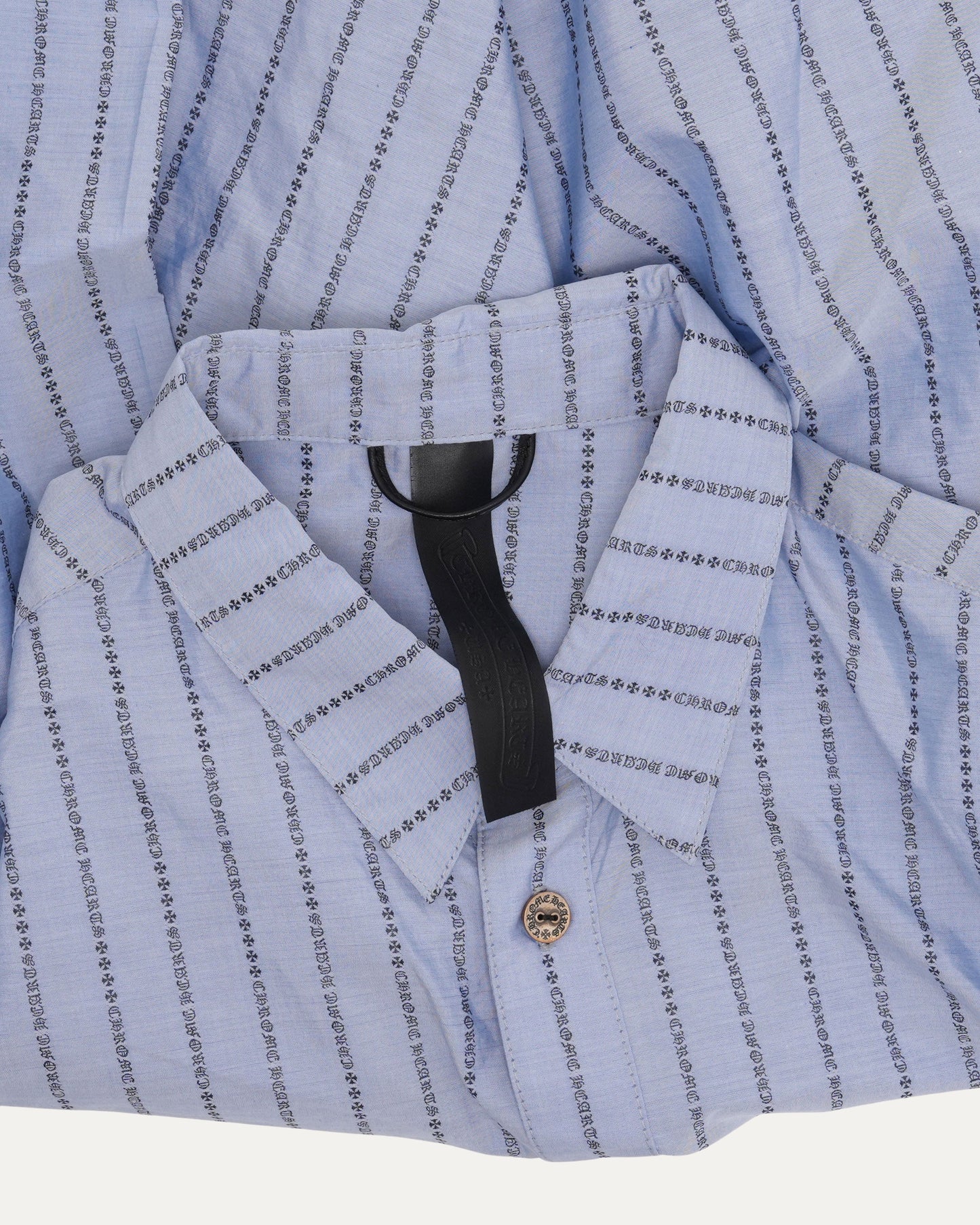 Spell Out Pinstripe Shirt