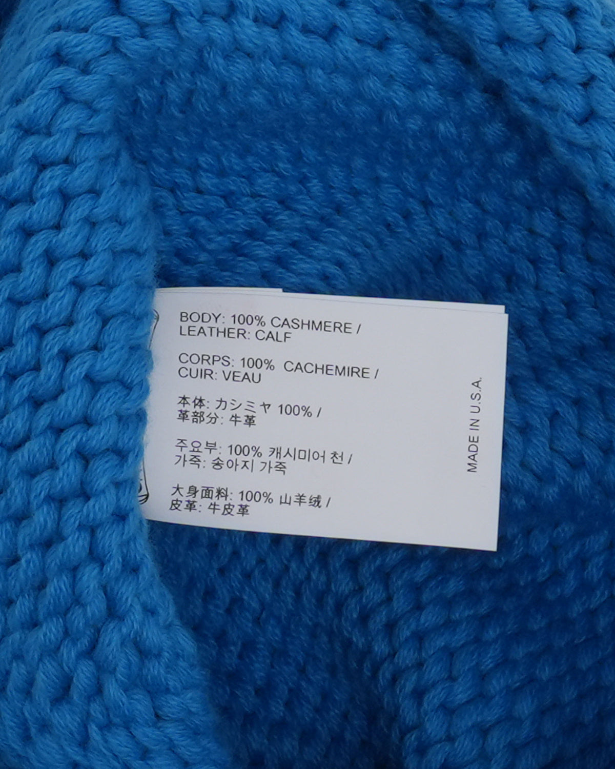Cashmere Cross Patch Beanie
