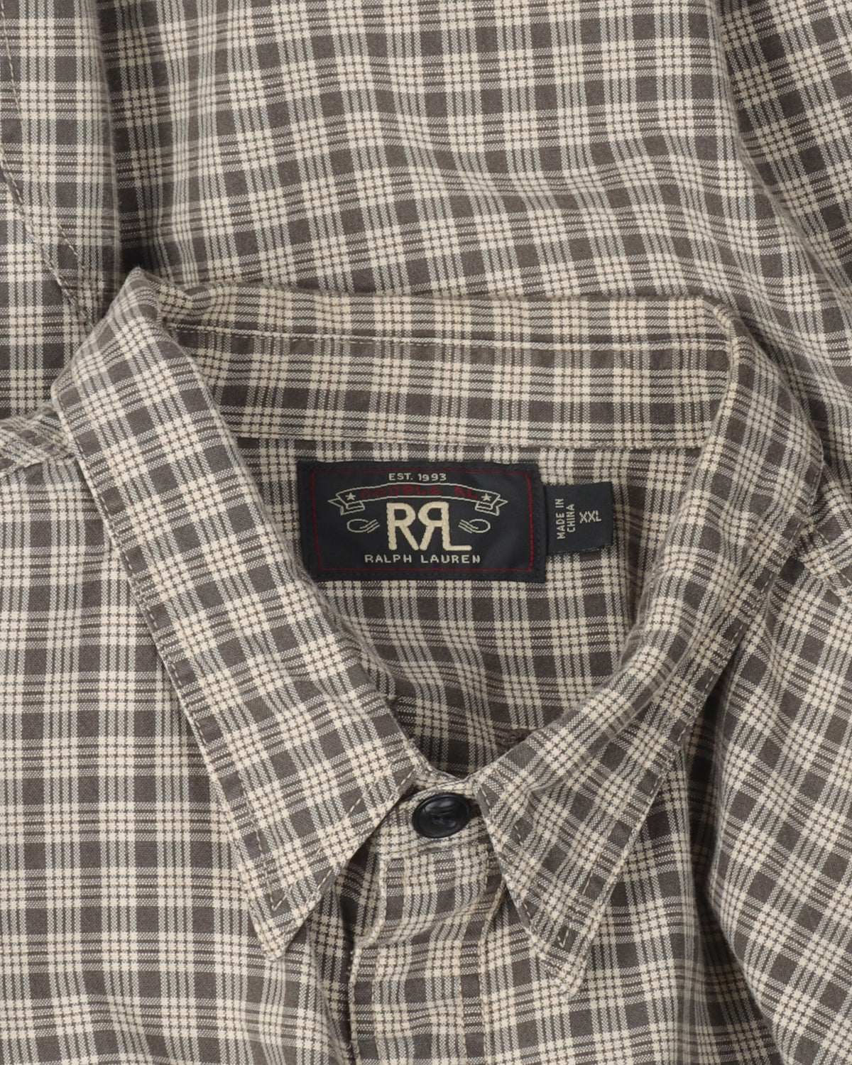 Double Pocket Plaid Shirt