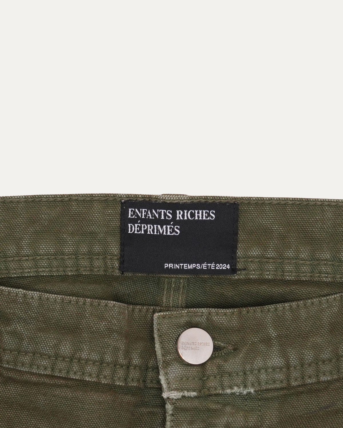 Distressed Paint Pants