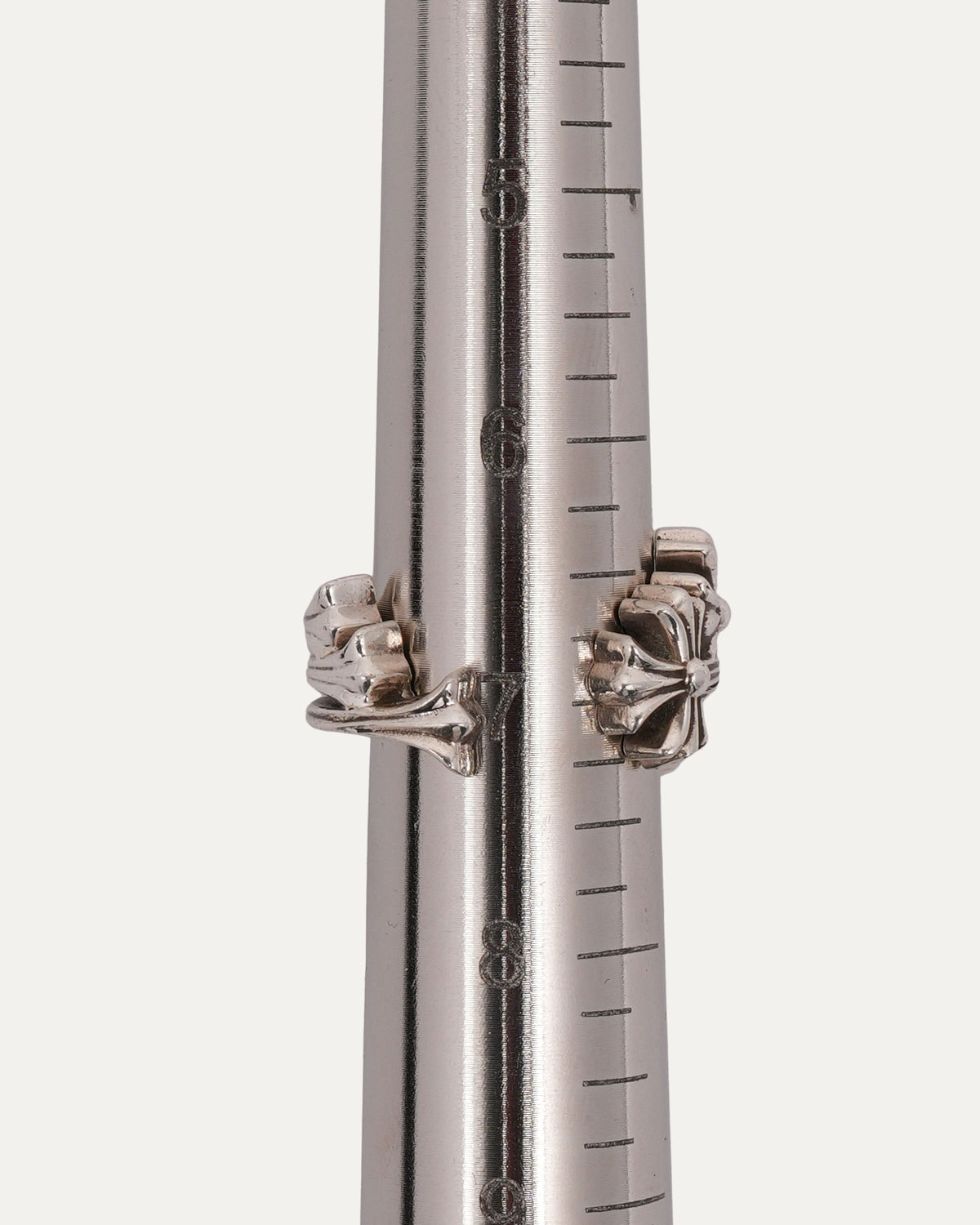 Triple Cross Curve Ring
