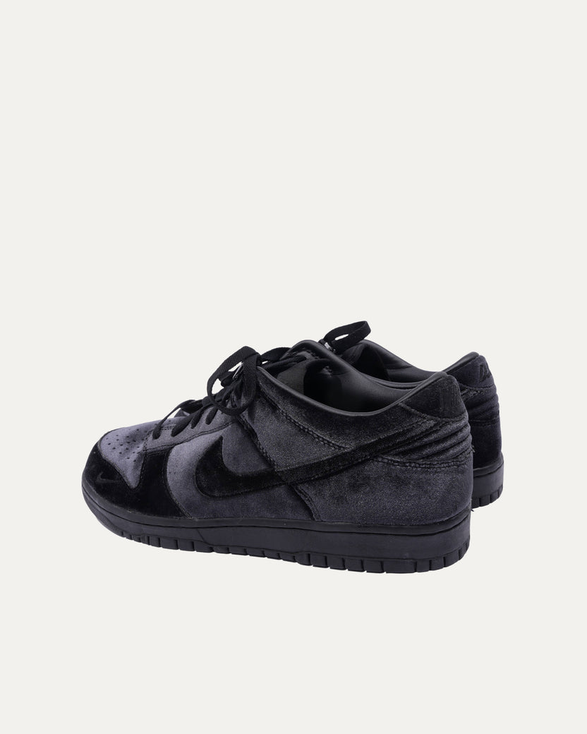 Dover Street Market Dunk Low "Triple Black Velvet" Sneakers