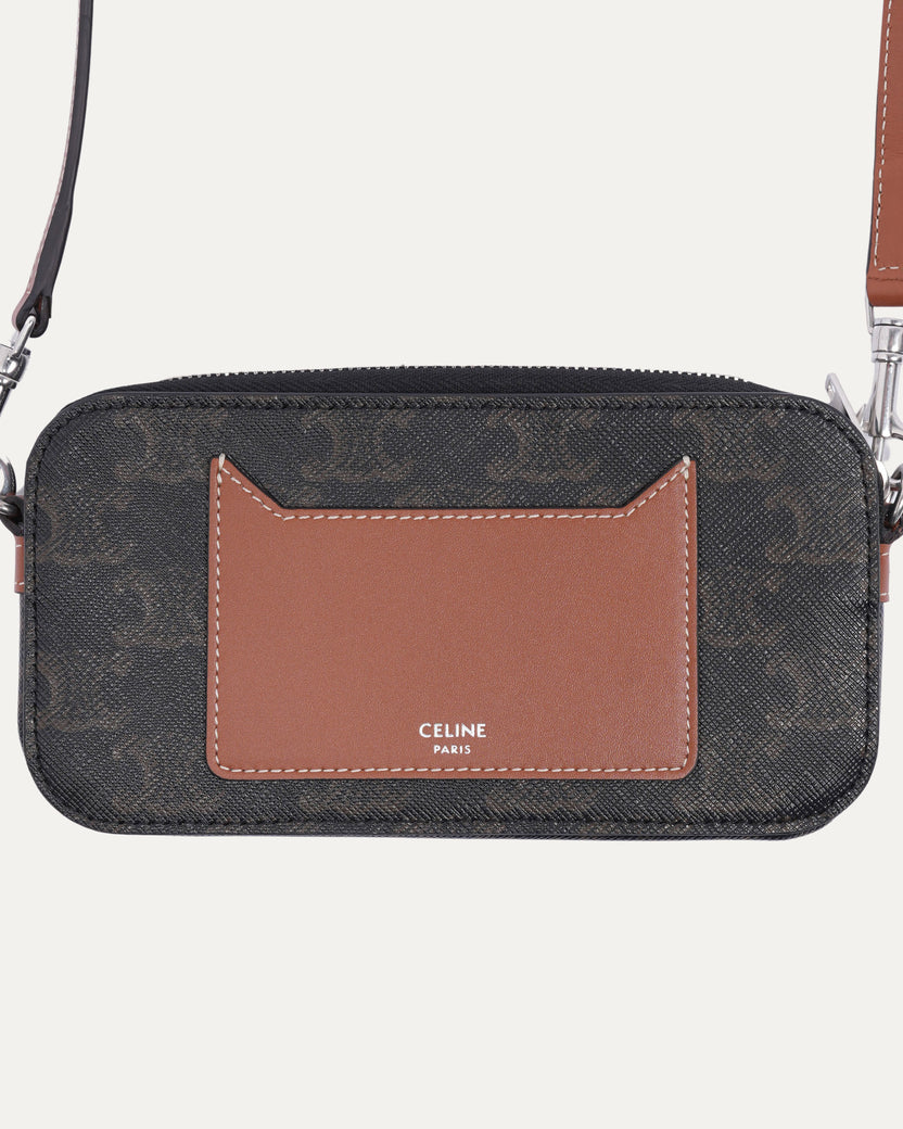 Triomphe Canvas Clutch Bag