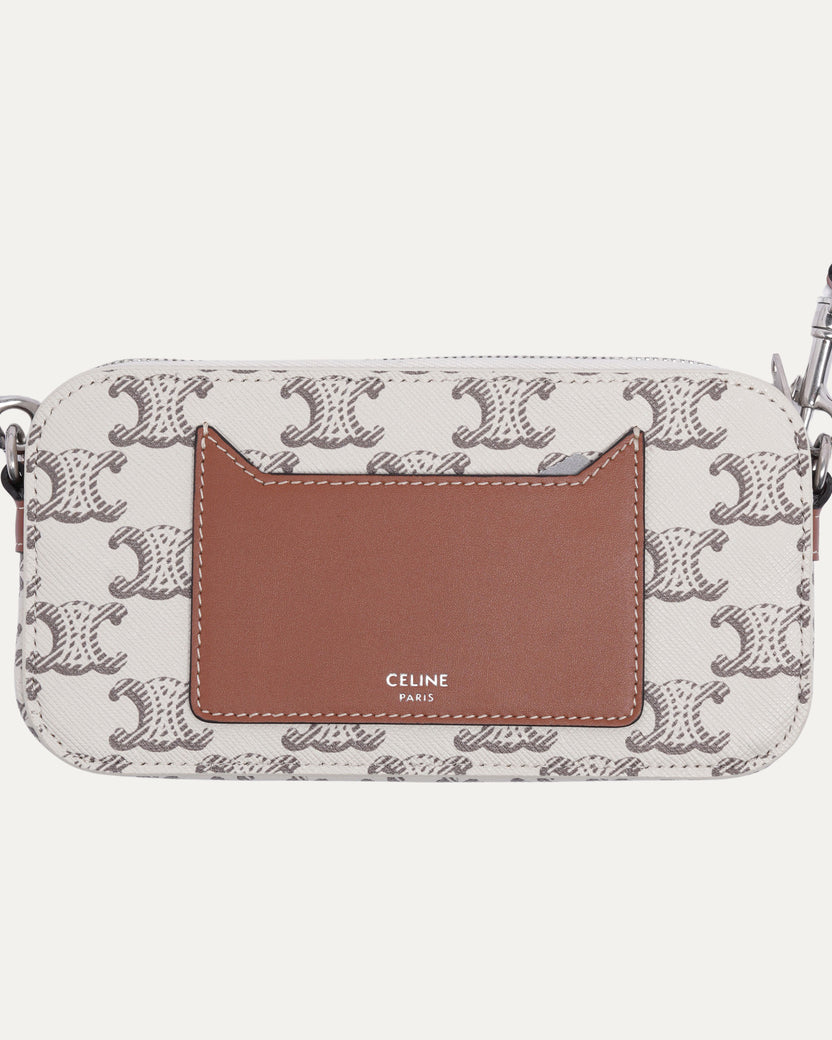 Triomphe Canvas Clutch Bag