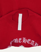 Cemetery Cross Patch Cashmere Blend Sweater