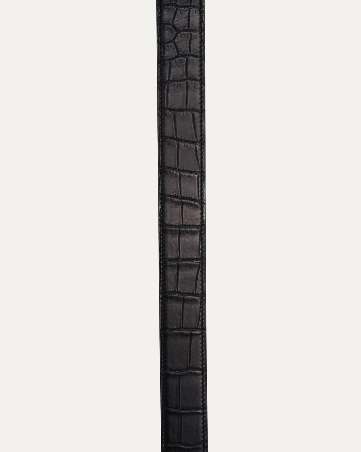 Matte Porosus Crocodile Yachting Buckle Belt