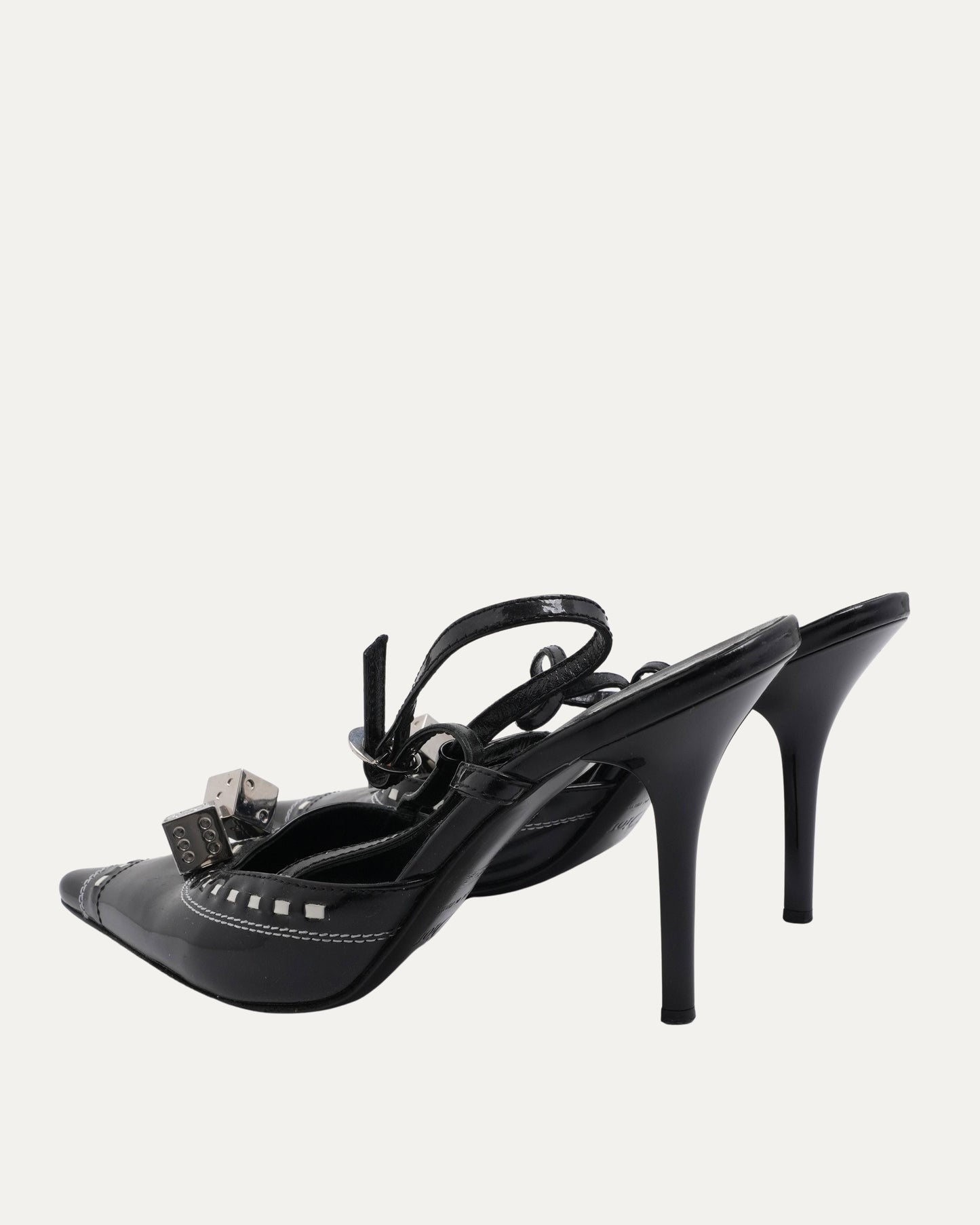 FW 2004 Patent Leather Dice Shoes