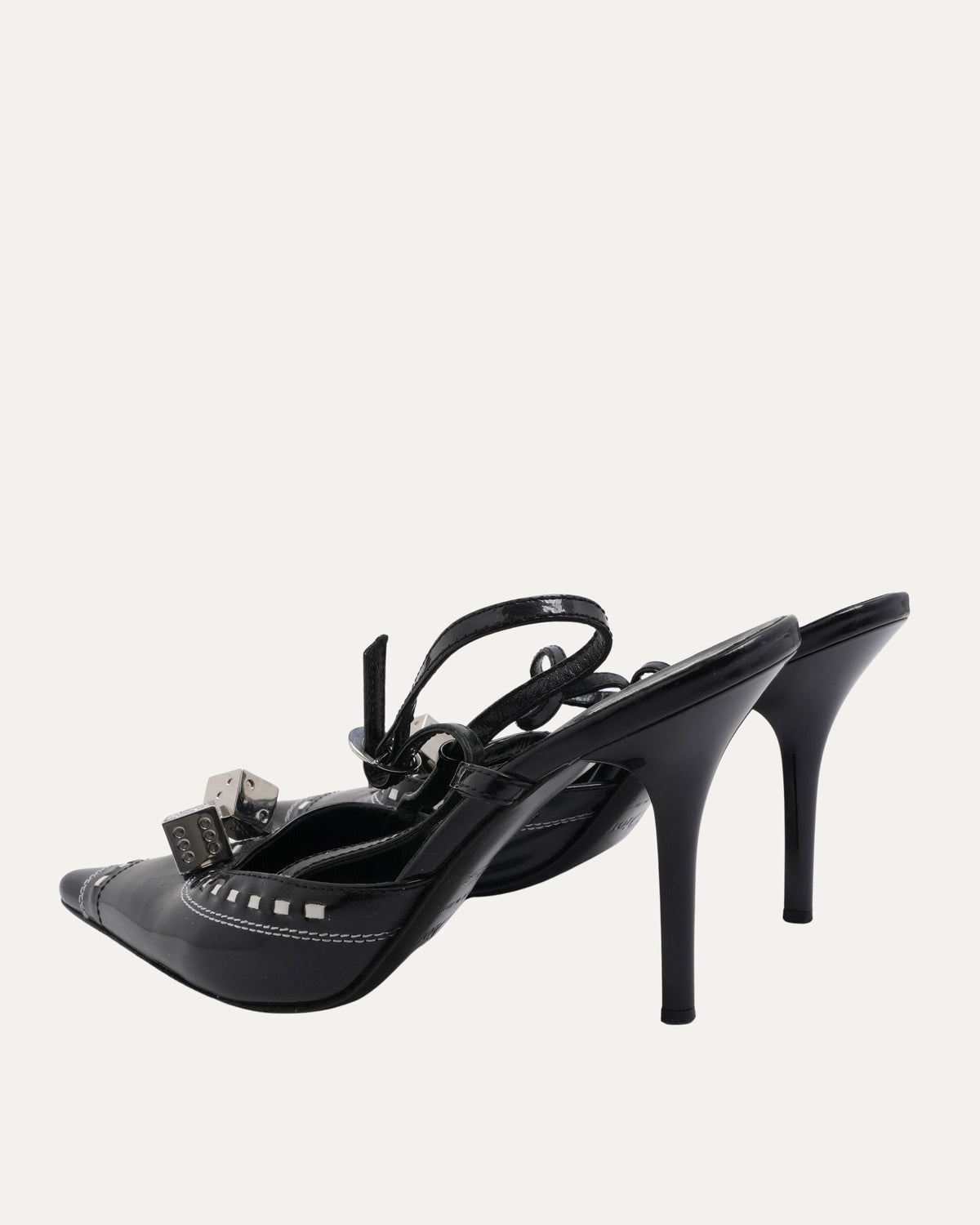 FW 2004 Patent Leather Dice Shoes