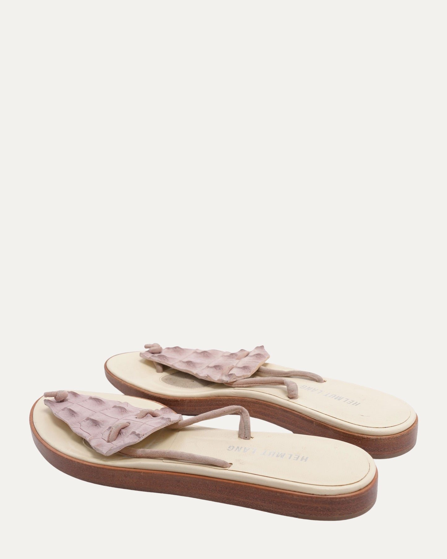 Crocodile Thong Flip Flops