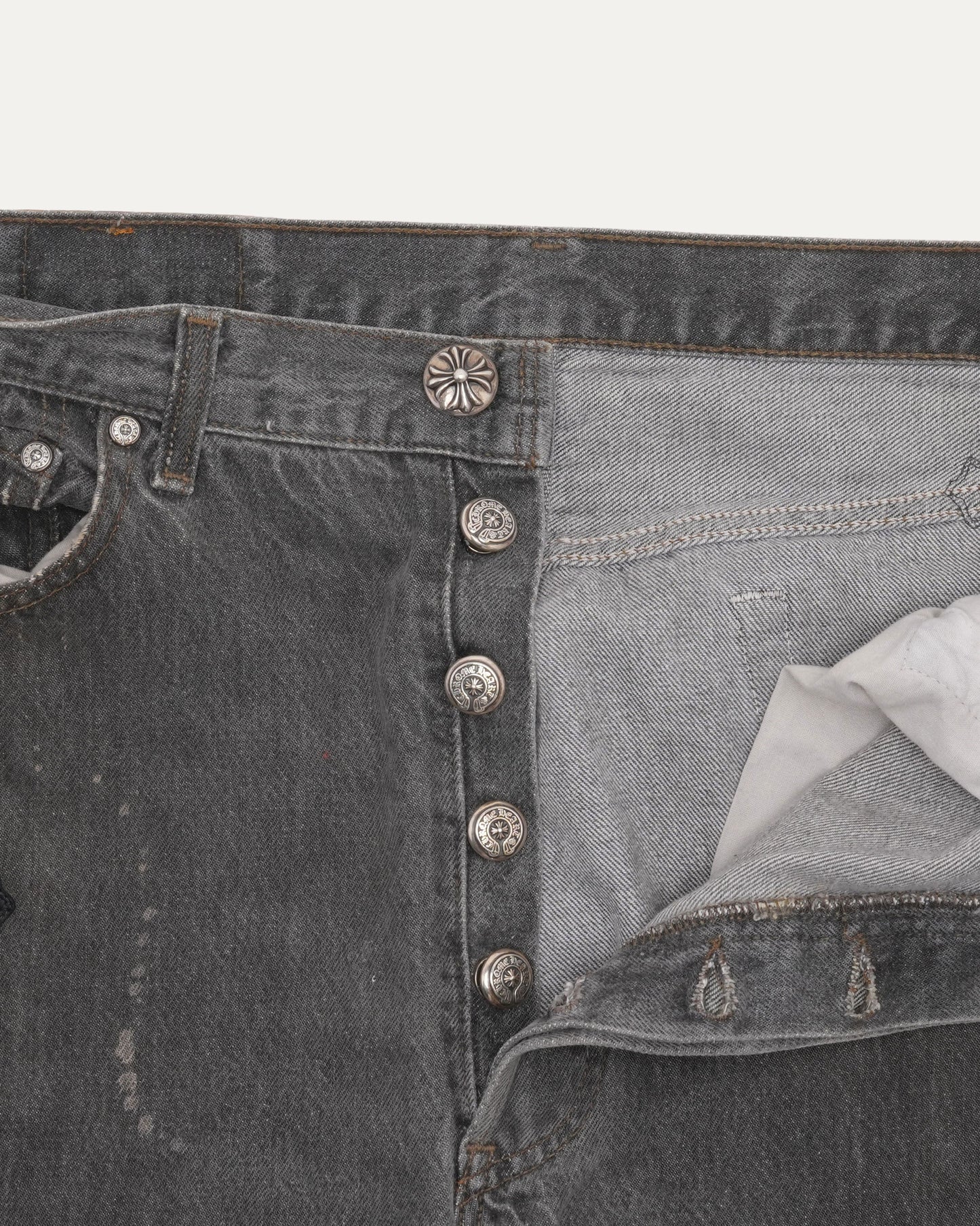 Levis 501 Cross Patch Jeans