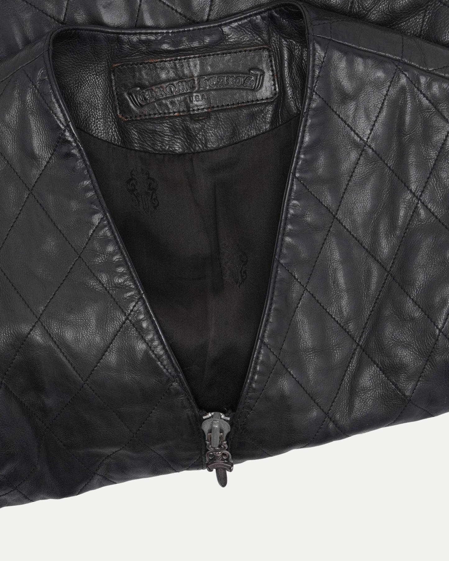 Quilted Leather Vest